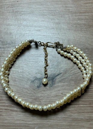 Vintage Pearl Choker two tone clasp, brand: NO LABEL, condition: Good, £6.00, £7.00 includes Buyer Protection