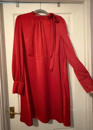 M&S red dress, brand: Marks & Spencer, condition: New without tags, size: L / UK 16-18, £8.00, £9.10 includes Buyer Protection