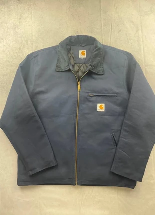 Veste Carhartt Harrington bleu marine | L homme, marke: Harrington, zustand: Sehr gut, größe: L, 63,00 €, 66,85 € inklusive Vinted-Käuferschutz