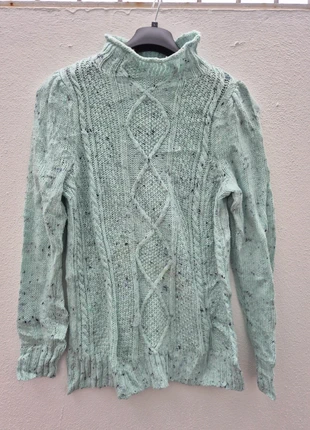 Talbots Mint Speckled Cable Knit Jumper – Size S, brand: Talbots, condition: Very good, size: S / UK 8-10, £3.00, £3.85 includes Buyer Protection