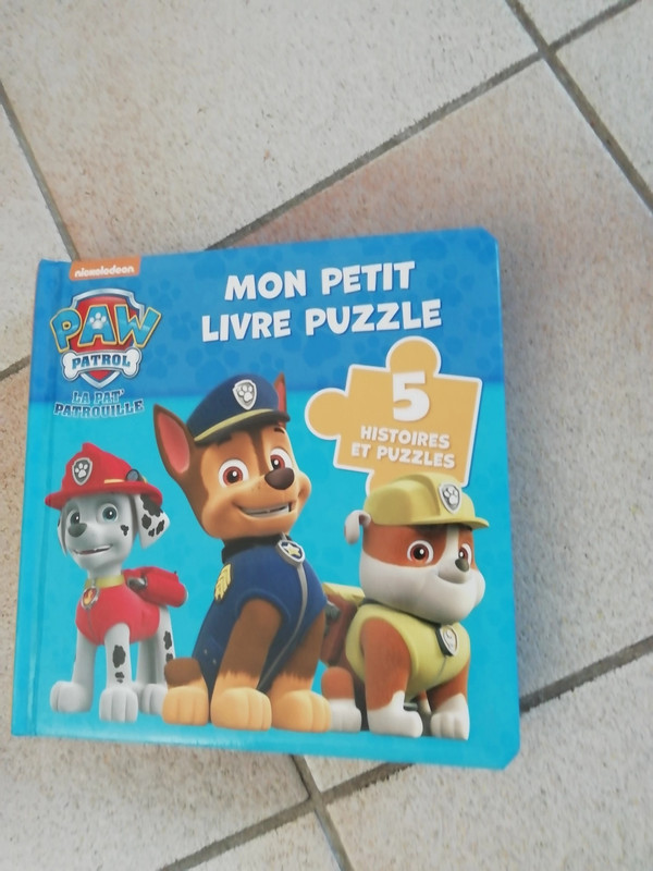 Livre Puzzle Pat'Patrouille