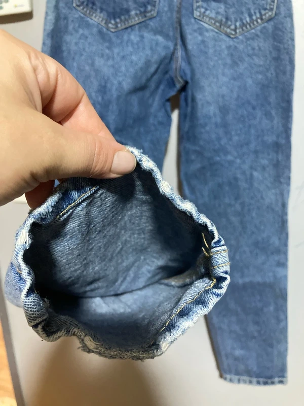 Jean mom bleu Bershka – Taille 34 - photo numéro 16