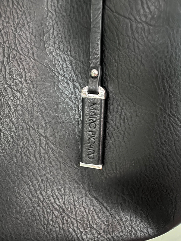 Marc Picard black leather bag 2