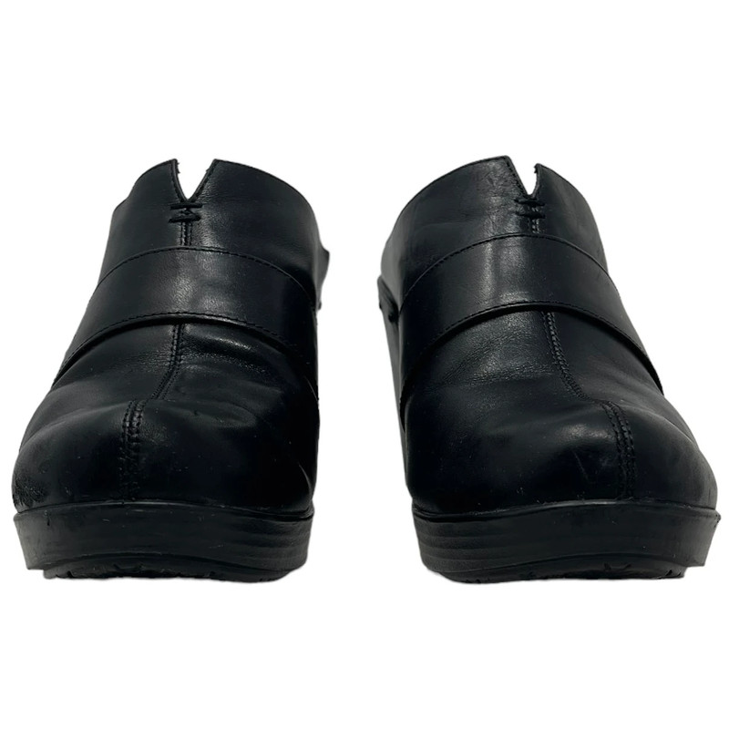 Dansko “Francine” Black Leather Mule Wedge Slip On Shoes Women’s EU 37 US 6.5-7 2