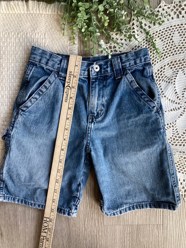 Youth Oshkosh B’Gosh Denim Jean Cargo Shorts Size 5 Blue Wide Leg 5