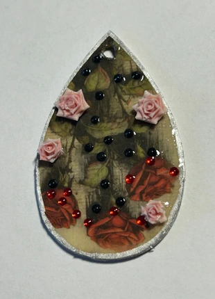 Breloque artisanales - Roses, staat: Nieuw zonder prijskaartje, € 3,00, € 3,85 inclusief Kopersbescherming Pro