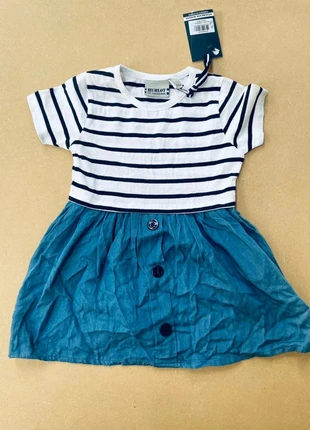 Robe Hublot Enfant Fille – 2 Ans – Rayée Marine & Blanche – Neuve avec Étiquette, brand: Hublot, condition: New with tags, size: 24-36 months / 92 cm, €10.00, €11.20 includes Buyer Protection