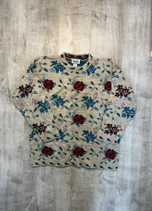 Pull vintage fleur M Made in USA, marque: Vintage Dressing, état: Très bon état, taille: M / 38 / 10, 20,00 €, 21,70 € Protection acheteurs incluse