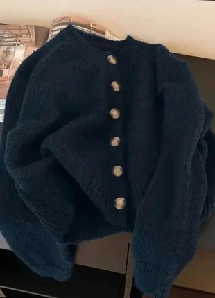 Cardigan femme bleu marine à boutons élégant, taille S, marque: Aesthetic, état: Très bon état, taille: S / 36 / 8, 34,99 €, 37,44 € Protection acheteurs incluse