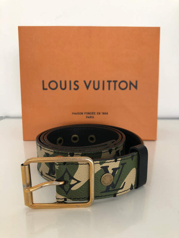 Louis Vuitton x Takashi Murakami Camouflage-Gürtel 1