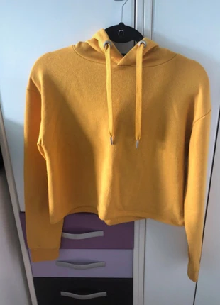 Sudadera corta amarilla, marque: Stradivarius, état: Très bon état, taille: S / 36 / 8, 6,00 €, 7,00 € Protection acheteurs incluse