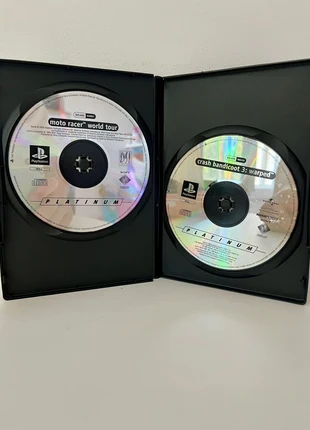 Lot de 2 jeux PlayStation 1 ps1 crash bandicoot 3 et moto racer, condition: Satisfactory, €5.00, €5.95 includes Buyer Protection