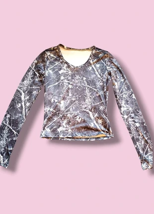 NEW! maglia grigia con stampa foglia d'acero scollo a V taglia M emo gotica punk, état: Neuf sans étiquette, taille: M / 38 / 10, 14,99 €, 16,44 € Protection acheteurs incluse