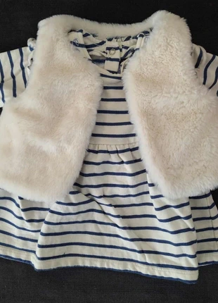 Ensemble robe polaire + fourrure 3 mois, marca: Sergent Major, estado: Nuevo sin etiquetas, tamaño: 3-6 meses / 62 cm, 5,00 €, 5,95 € Protección al comprador incluida