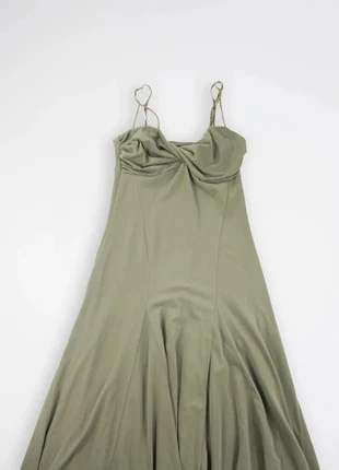 230DPR - Robe longue à plis kaki, vintage, M, marque: Lonkey, état: Très bon état, taille: M / 38 / 10, 24,99 €, 26,94 € Protection acheteurs (Pro) incluse