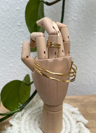 Ensemble bague, bracelet doré, marque: Easy Clothes, état: Très bon état, 5,00 €, 5,95 € Protection acheteurs incluse