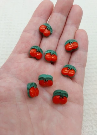 Bouton de couture cerise fruit - 8pcs A0292, marca: Mercerie Syllikan, estado: Muy bueno, 2,45 €, 3,27 € Protección al comprador Pro incluida