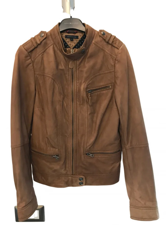 Hilfiger clearance leather jacket