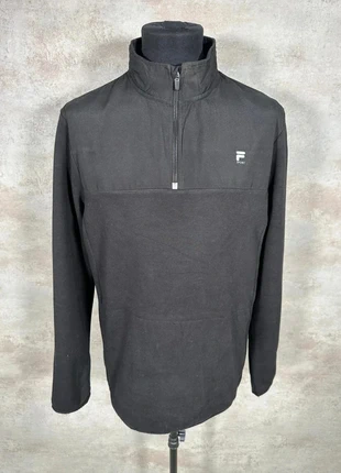 Pull zippé fila noir logo blanc taille L, marca: FILA, estado: Muito bom, tamanho: L, €10.00, €11.20 inclui Proteção do Comprador Pro