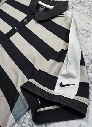 🏌 Polo Nike Golf L Rayé Noir Gris Rouge Vintage 2000s Collector, marca: Nike, estado: Muito bom, tamanho: L, €34.99, €37.44 inclui Proteção do Comprador Pro