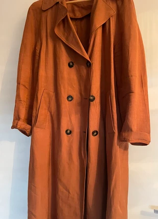 Płaszcz Zara bawełna lino, marca: Zara, estado: Muito bom, tamanho: M / 38 / 10, €25.00, €26.95 inclui Proteção do Comprador