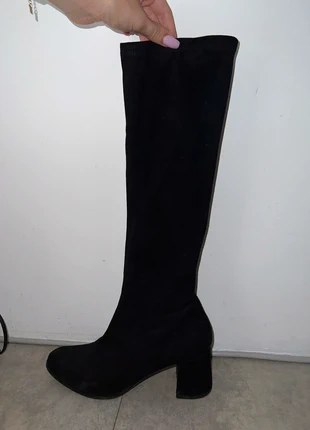 Bottes hautes daim noir Elisabeth Stuart 38 – chic & intemporel, marca: Elisabeth Stuart, estado: Bueno, tamaño: 38, 18,00 €, 19,60 € Protección al comprador incluida