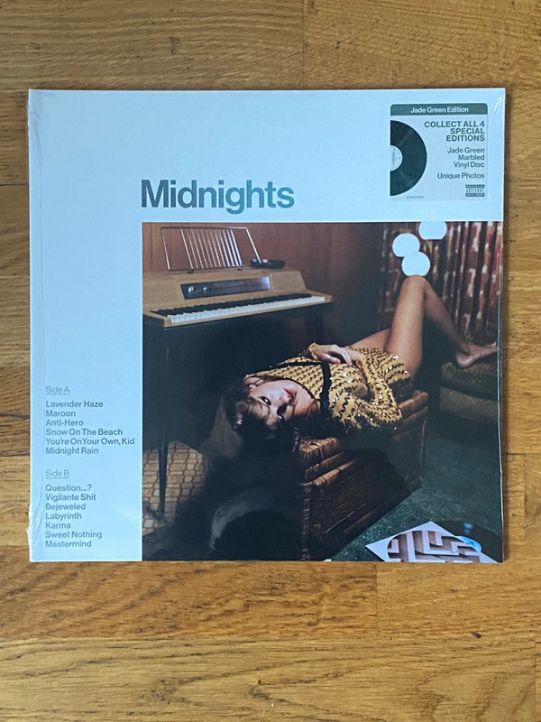 TAYLOR SWIFT - Midnights (Jade Green Edition Vinyl)