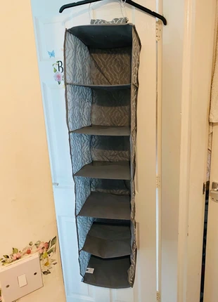 Grey Home house Behind the door storage, 6 shelves, brand: Home & storage, condition: Very good, £5.00, £5.70 includes Buyer Protection