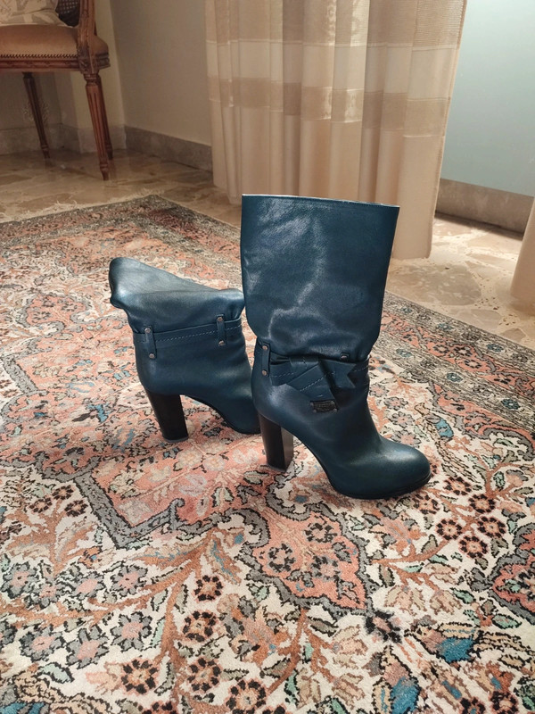 Stivali in pelle blu Marc Jacobs Vinted