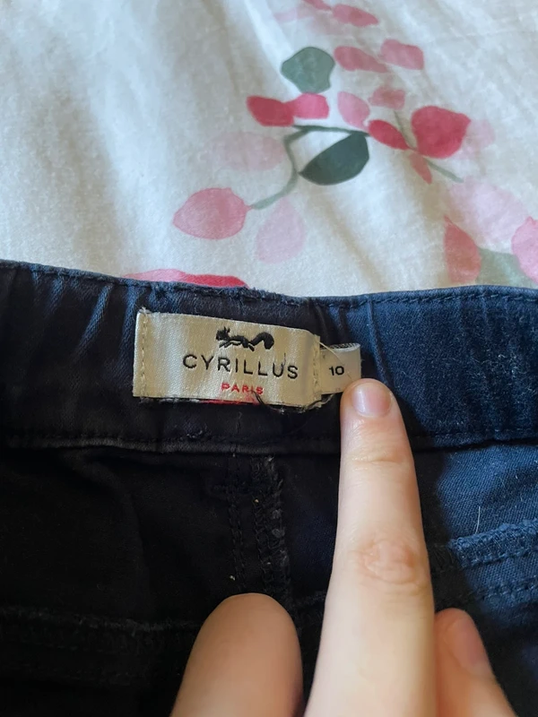 Pantalon Jean Tregging bleu foncée Cyrillus - photo numéro 3