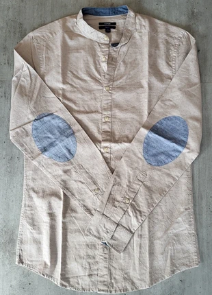 Chemise à coudière | Beige et bleu | Taille S | Homme | Kiabi, marca: Kiabi, estado: Nuevo sin etiquetas, tamaño: S, 4,00 €, 4,90 € Protección al comprador incluida
