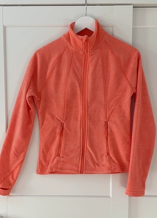 Chaqueta polar deportiva naranja de Lefties., marca: Lefties, estado: Muy bueno, tamaño: S / 36 / 8, 10,50 €, 11,73 € Protección al comprador incluida