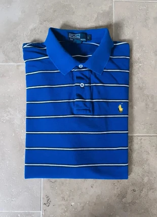 Magnifique polo Ralph Lauren L bleu électrique avec rayures logo jaune proche neuf, marke: Ralph Lauren, zustand: Sehr gut, größe: L, 26,99 €, 29,04 € beinhaltet Vinted-Käuferschutz Pro
