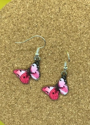 Pink Butterfly Dangle Earrings – Cute, Lightweight & Trendy! 🌸, condition: New with tags, size: One size, €3.00, €3.85 includes Buyer Protection