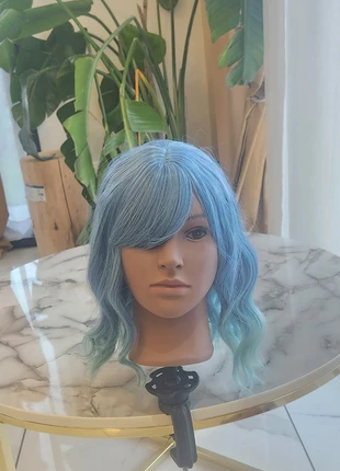 Perruque bleue nuancée, brand: perruque, condition: Very good, €16.99, €18.54 includes Buyer Protection Pro