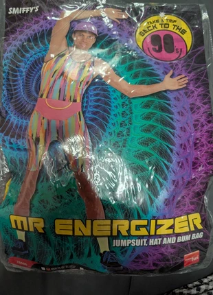 🎉 Mr Energizer 90’s Costume – Smiffy’s Halloween, brand: Smiffy's, condition: Very good, size: M, £5.00, £5.95 includes Buyer Protection