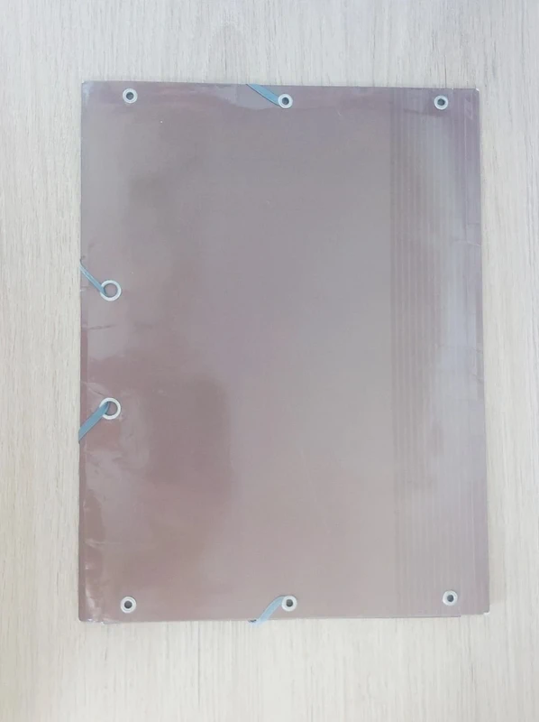 Lot 2 chemises carton marron polypro gris 3 rabats / Elba × Dlp Industry - A4 - photo numéro 3