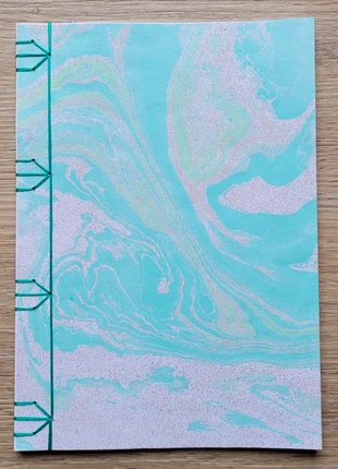 Carnet kikko vert et rose, brand: Fait Main, condizioni: Nuovo senza cartellino, €5.00, €5.95 include la Protezione acquisti