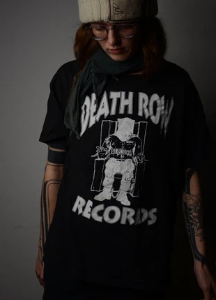 death row record west coast california vintage shirt, merk: Vintage Love, staat: Heel goed, maat: M / 38 / 10, € 20,00, € 21,70 inclusief Kopersbescherming