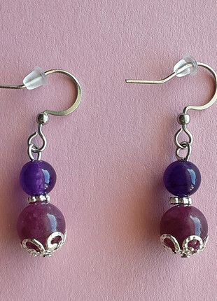 Boucles d'oreilles, marque: Lepidolite, état: Neuf sans étiquette, 4,50 €, 5,43 € Protection acheteurs incluse