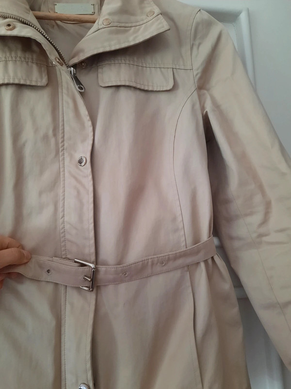 Short Trench Coat / Gabardine Curta