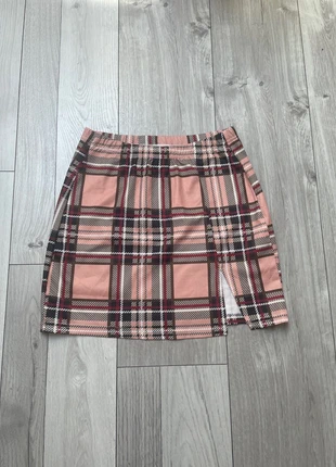 jupe longueur de genou à carreaux style british - Taille XS - shein, merk: Shein, staat: Heel goed, maat: XS / 34 / 6, € 3,50, € 4,38 inclusief Kopersbescherming