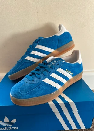 100% Authentic Adidas Gazelle Indoor Blue/White – UK 5.5, brand: adidas, condition: New with tags, size: 5.5, £60.00, £63.70 includes Buyer Protection