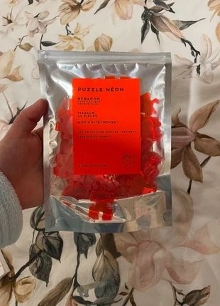 Puzzle art déco design résine orange fluo artisanat fait main, merk: Fait Main, staat: Nieuw met prijskaartje, € 8,00, € 9,10 inclusief Kopersbescherming