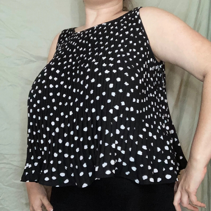 Banana Republic Polka Dot Sleeveless Blouse 3