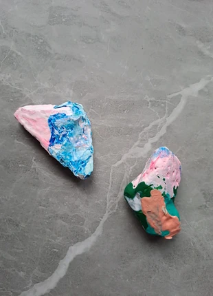 Set of Handpainted Stones "Love" and "Joy", brand: Art, condition: New without tags, £5.00, £5.95 includes Buyer Protection