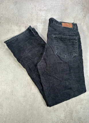 Pantalon Vintage En Velours Côtelé / Corduroy Eddie Bauer noir texturé taille 6, brand: Vintage Dressing, condition: Very good, size: S / 36 / 8, €15.00, €16.45 includes Buyer Protection Pro