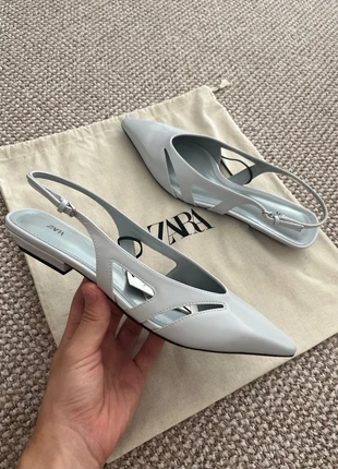 Zara Pointed Slingback Ballerinas, brand: Zara, condizioni: Nuovo con cartellino, taglia: 38, €25.00, €26.95 include la Protezione acquisti