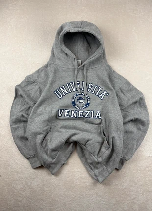 Sweat universitaire Venzia vintage à capuche gris - taille L femme, marque: Vintage Dressing, état: Très bon état, taille: L / 40 / 12, 13,50 €, 14,88 € Protection acheteurs incluse
