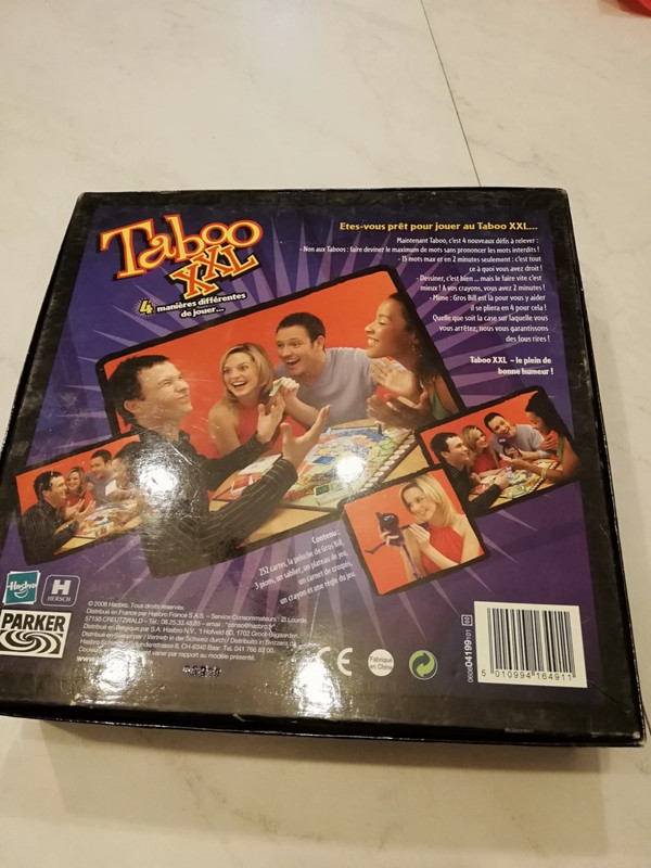 Taboo XXL (2006) - Jeux de Cartes 